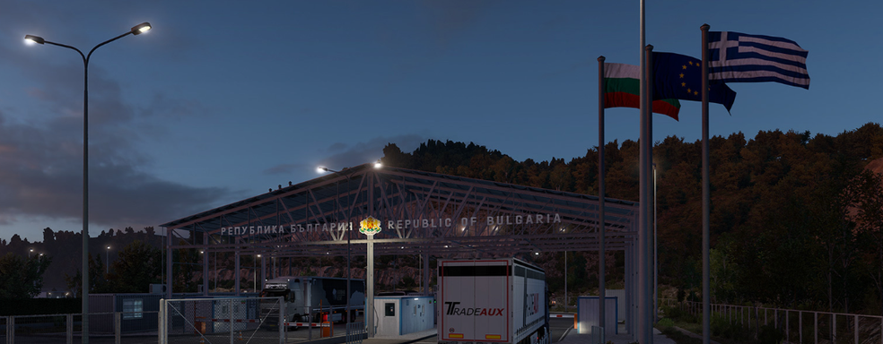 Пограничные переходы в Euro Truck Simulator 2. Новые скриншоты дополнения про Грецию