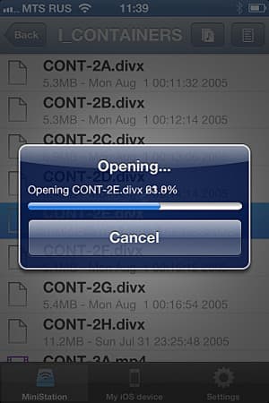 Утилита MiniStation Air для iOS