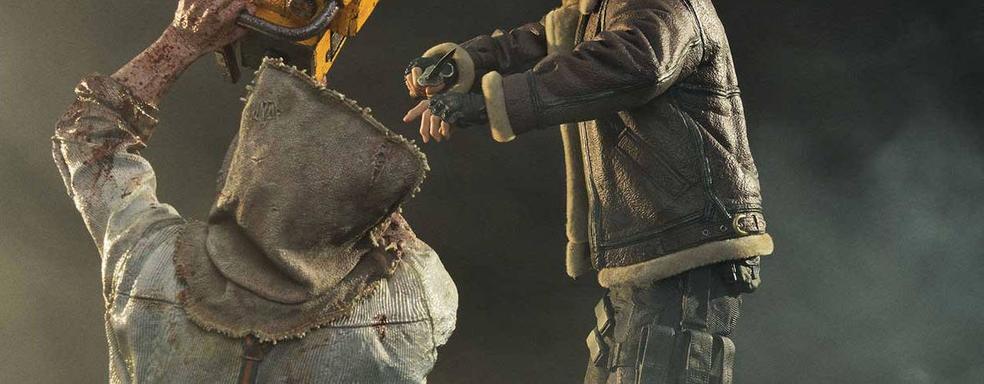Битва с жителем деревни: Prime 1 Studio показала статую Леона Кеннеди из Resident Evil 4