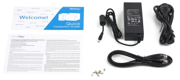 Комплект поставки Synology DS214play Комплект поставки Synology DS214play