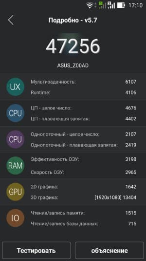 Операционная система Asus Zenfone 2 ZE551ML