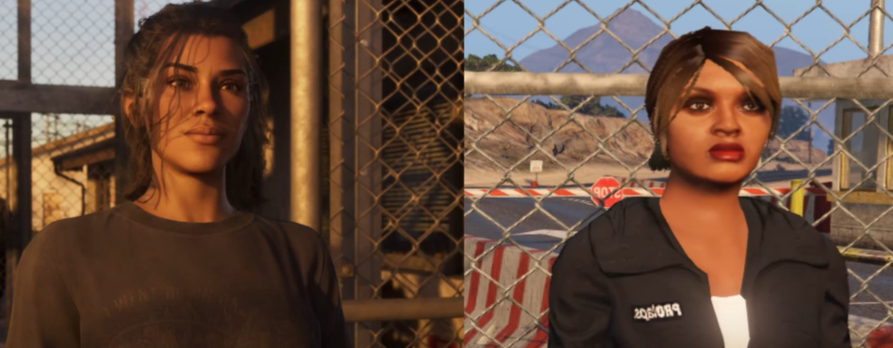 Сцены второго трейлера GTA 6 воссоздали в GTA 5 и RDR 2 — появилось сравнение графики и деталей