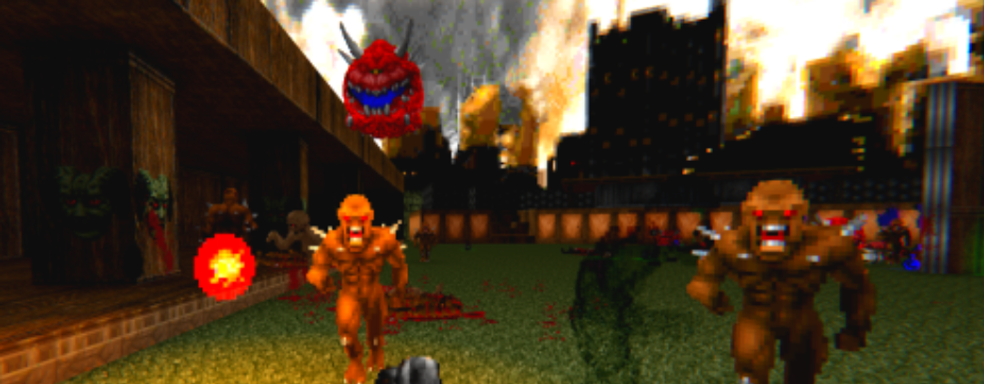 Вышел Brutal Voxel DOOM. Классический шутер дополнили врагами из DOOM Eternal, жестокостью и вокселями