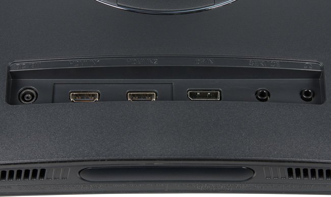 ЖК-монитор Samsung C24FG70FQI, разъемы