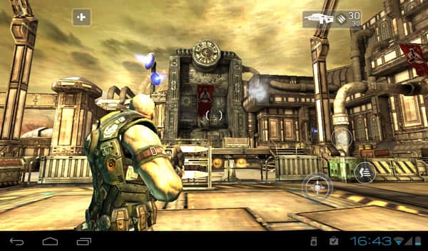 Игра Shadowgun на планшете iconBIT NetTAB Matrix