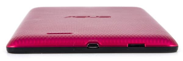 Нижняя грань планшета ASUS Memo Pad