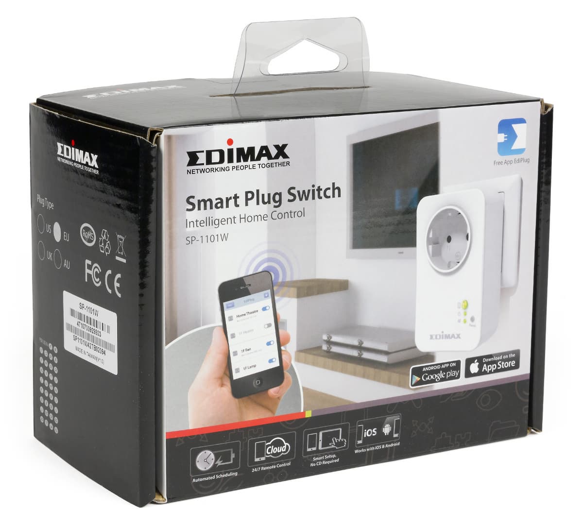Упаковка Edimax SP-1101W Упаковка Edimax SP-1101W