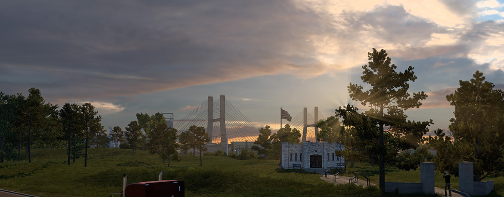 Кейп-Джирардо в American Truck Simulator. Новые скриншоты дополнения со штатом Миссури