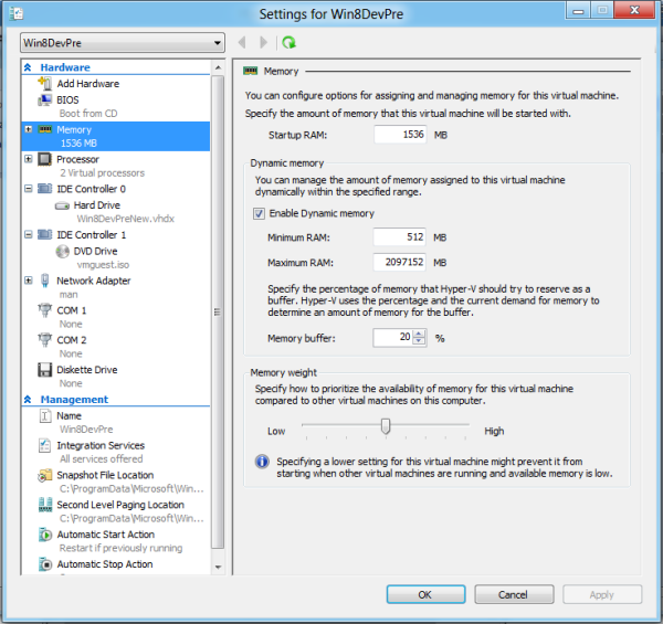 Hyper-V приносит на ПК технологии виртуализации, характерные для серверов
