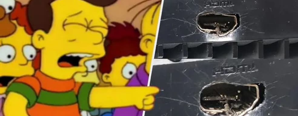 Ребёнок пытался вставить HDMI-кабель в PS5 и полностью разрушил порт