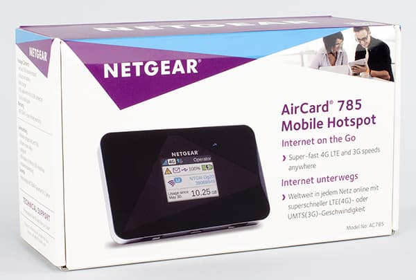 Упаковка роутера Netgear AirCard 785 Упаковка роутера Netgear AirCard 785