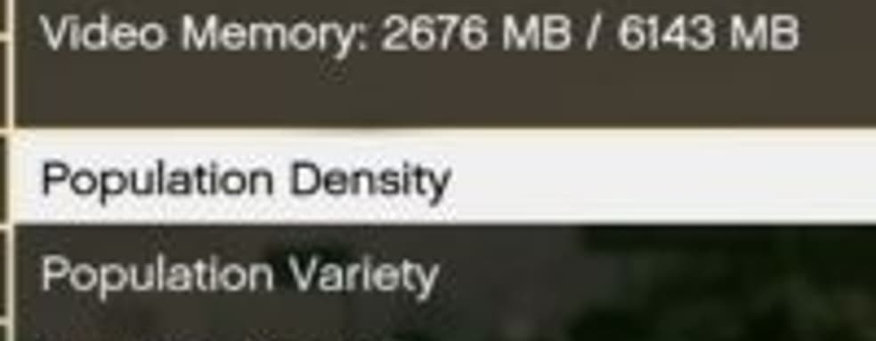 Grand Theft Auto V – меню графических настроек