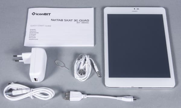Комплектация планшета Iconbit Nettab Skat 3G Quad