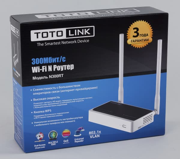 Упаковка Totolink N300RT Упаковка Totolink N300RT