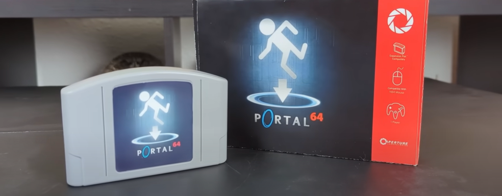 Вышла демоверсия Portal 64, демейка классики Valve для Nintendo 64