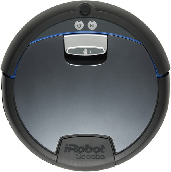 Моющий робот-пылесос iRobot Scooba 390, вид сверху Моющий робот-пылесос iRobot Scooba 390, вид сверху