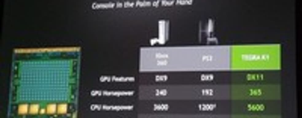 Nvidia представила мобильный CPU, который поддерживает UE4 и опережает по мощности PS3 и Xbox 360 [Обновлено]