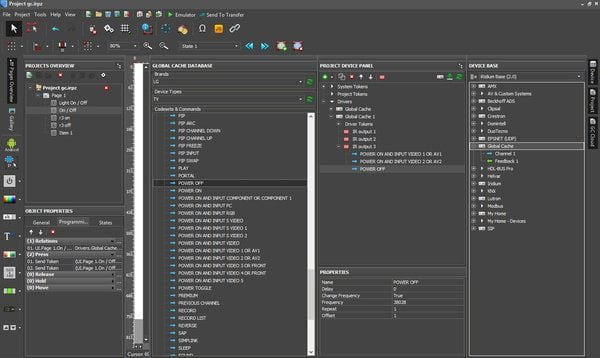 Создание интерфейса iRidium