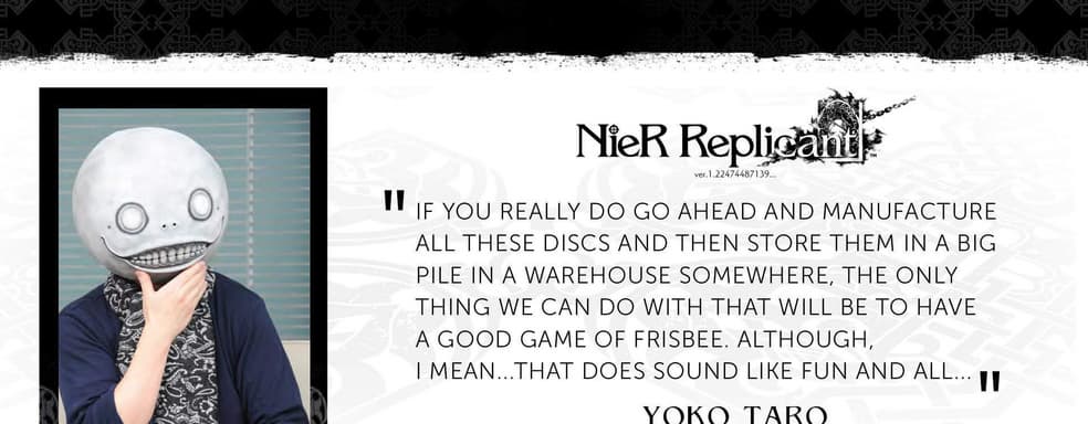 Йоко Таро не сомневается в провале NieR Replicant Ver. 1.22474487139