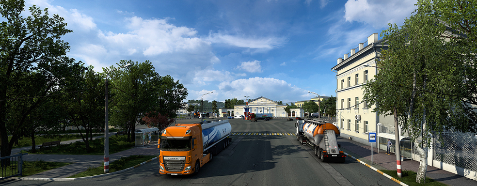Потрескавшиеся российские дороги показали на скриншотах дополнения Euro Truck Simulator 2 Heart of Russia