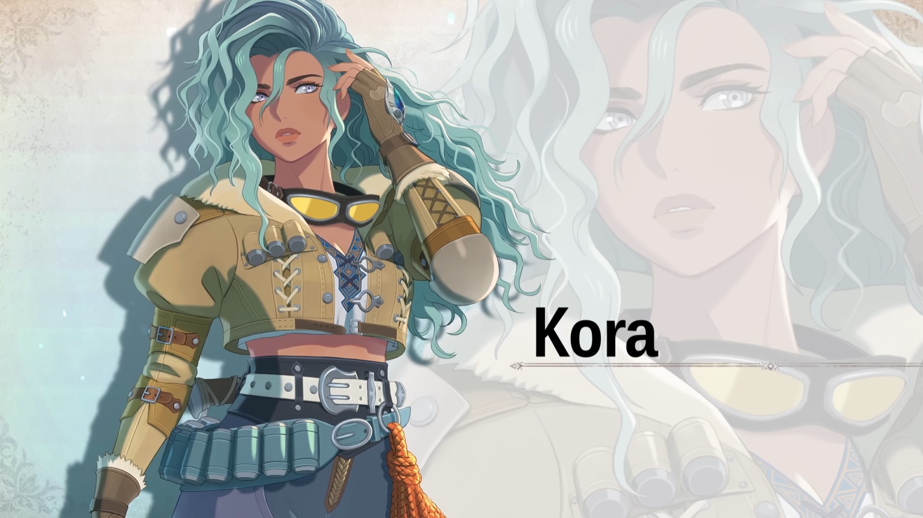 Скриншот из Monster Hunter Stories 3 с Корой