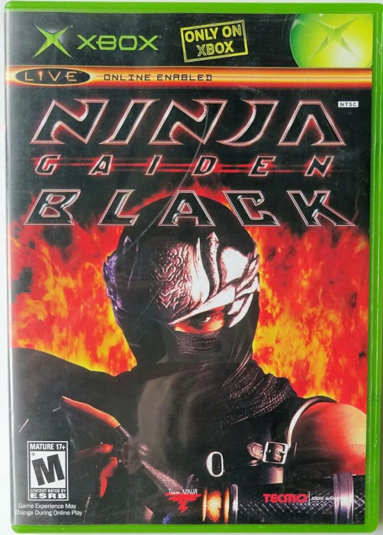 Обложка диска Ninja Gaiden Black.