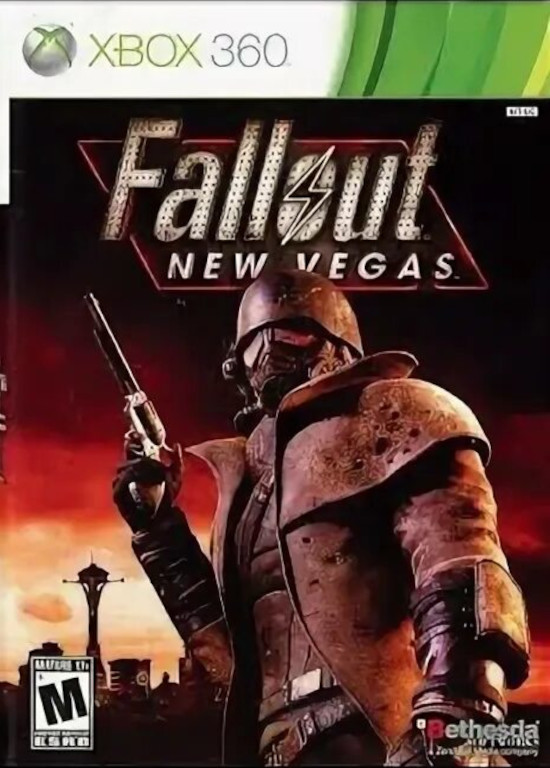 Обложка диска Fallout New Vegas.