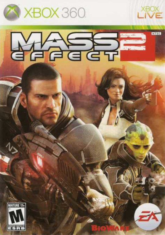 Обложка диска Mass Effect 2.
