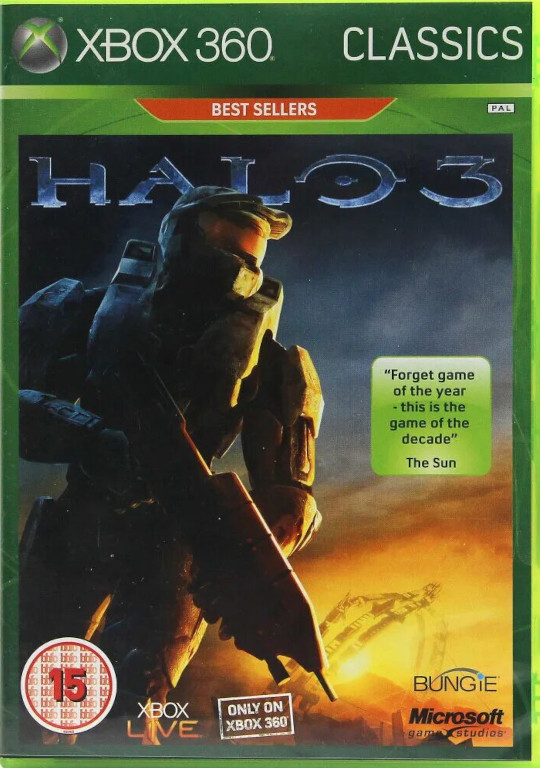 Обложка диска Halo 3.