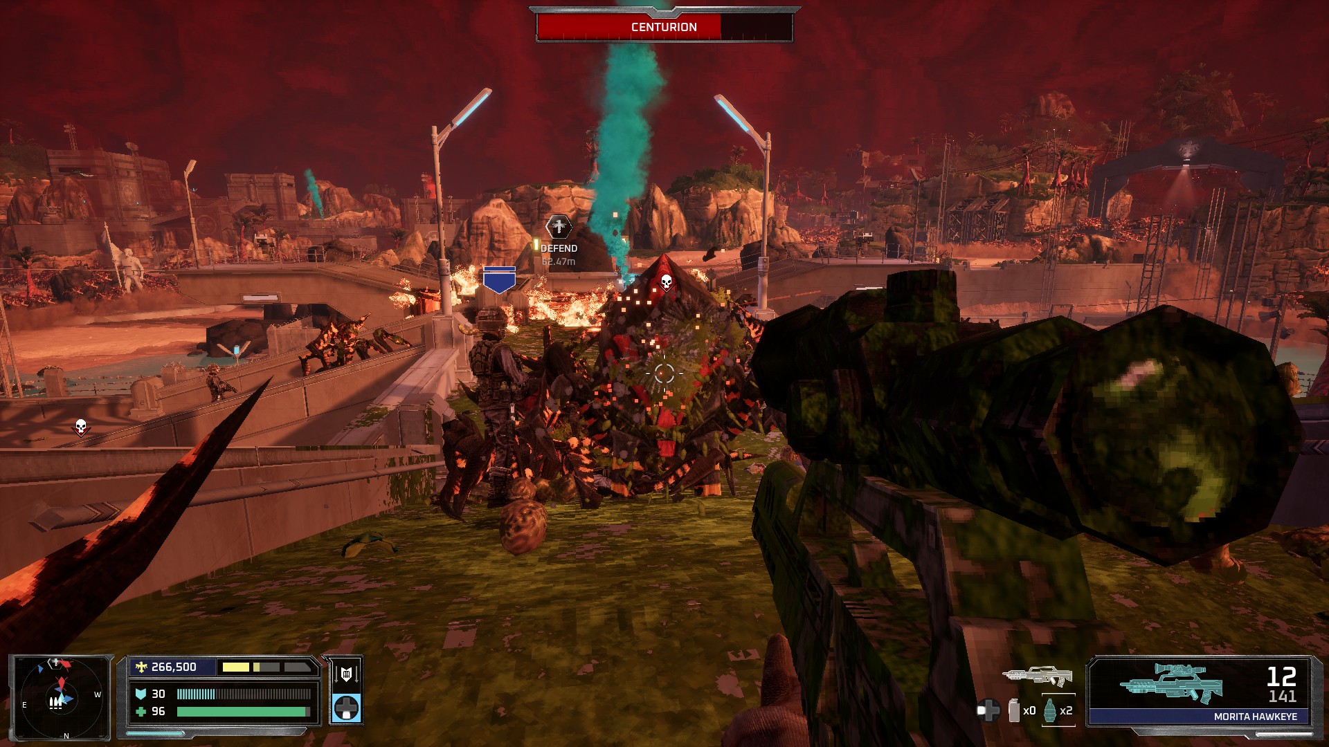 Скриншот из игры Starship Troopers: Ultimate Bug War!