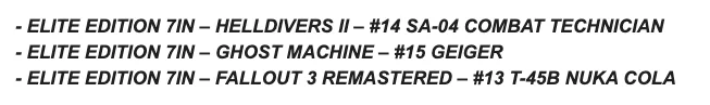 Screenshot of McFarlane Toys listing mentioning Fallout 3 Remastered