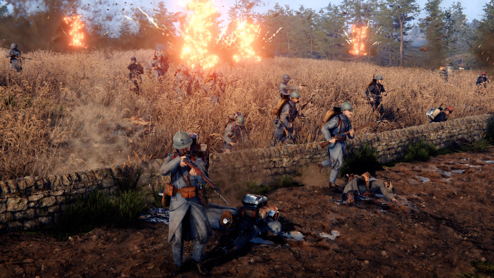 Another action screenshot from Over The Top: WWI combat