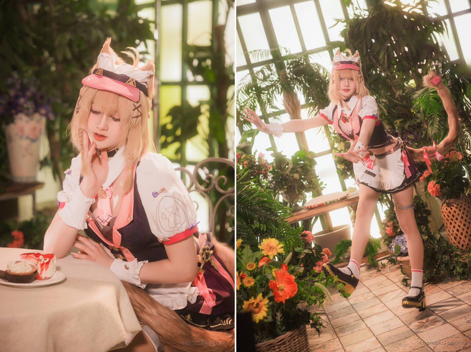 Pardofelis Meowtose Macchiato cosplay close-up