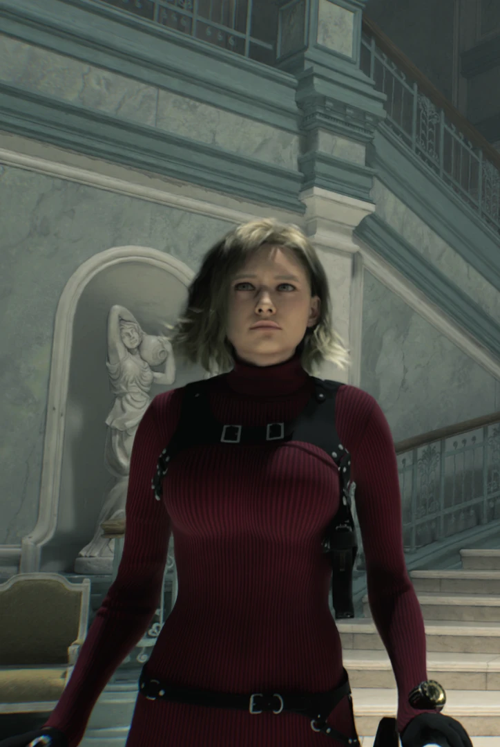 Screenshot of Grace in Ada Wong's outfit from the mod