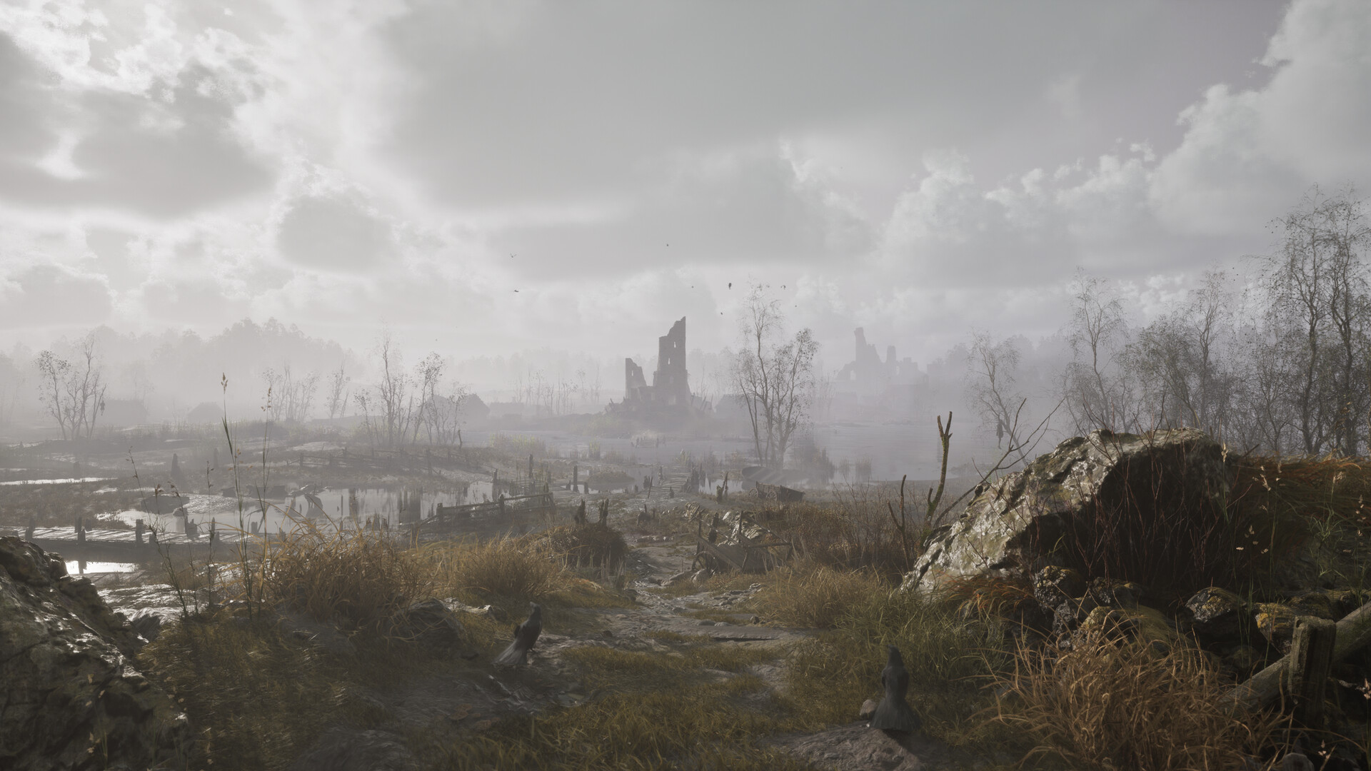 Игровой скриншот Blight: Survival, показывающий персонажей в сражении