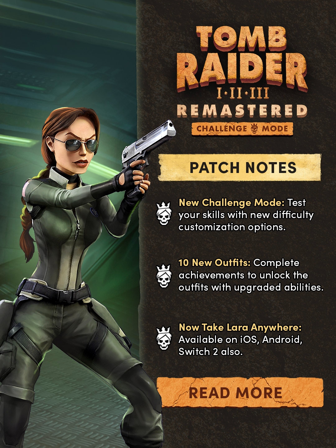 Tomb Raider Remastered New Content and Outfits