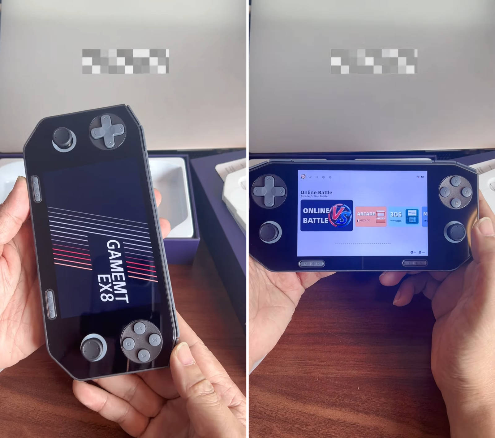 Изображение GameMT EX8, демонстрирующее угловой дизайн