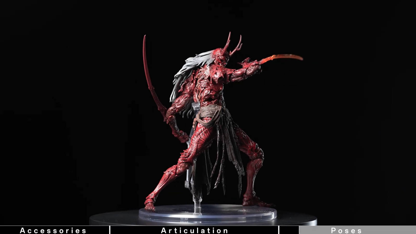 A different angle of the Yaksha King figure highlighting its poseability