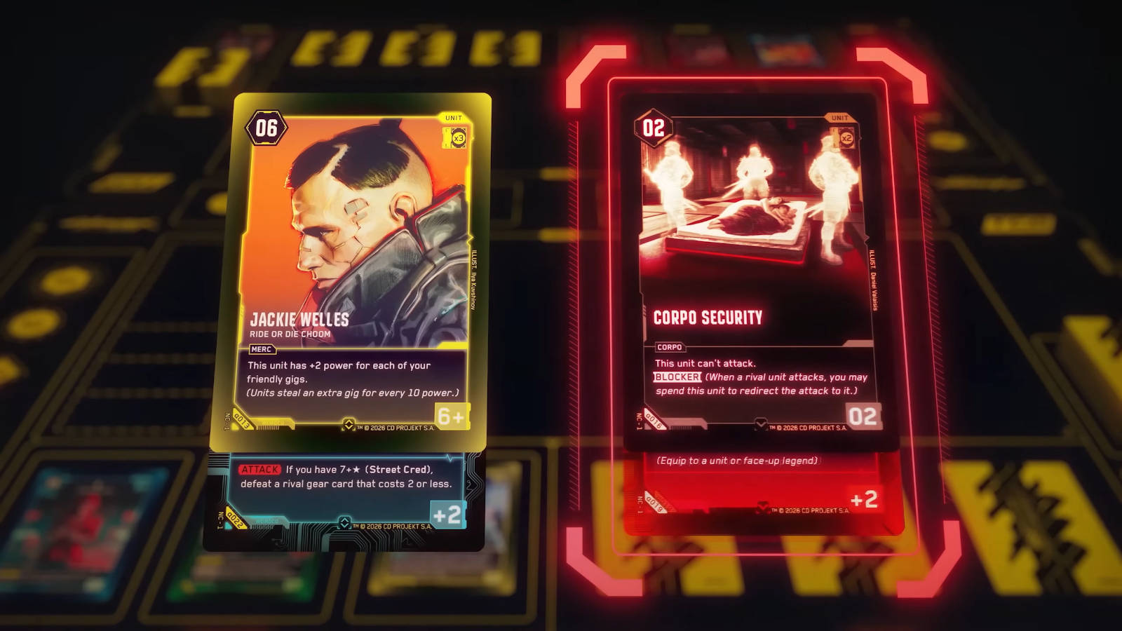 Концепт-арт Cyberpunk TCG