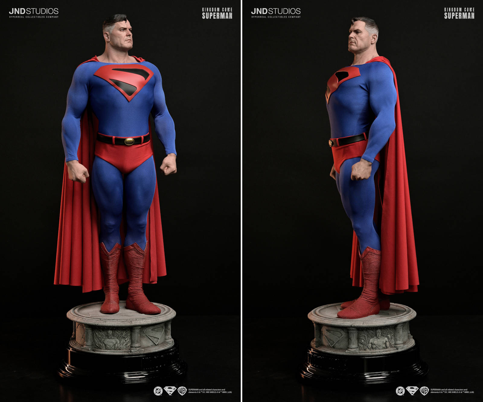 Kingdom Come Superman statue detailed view