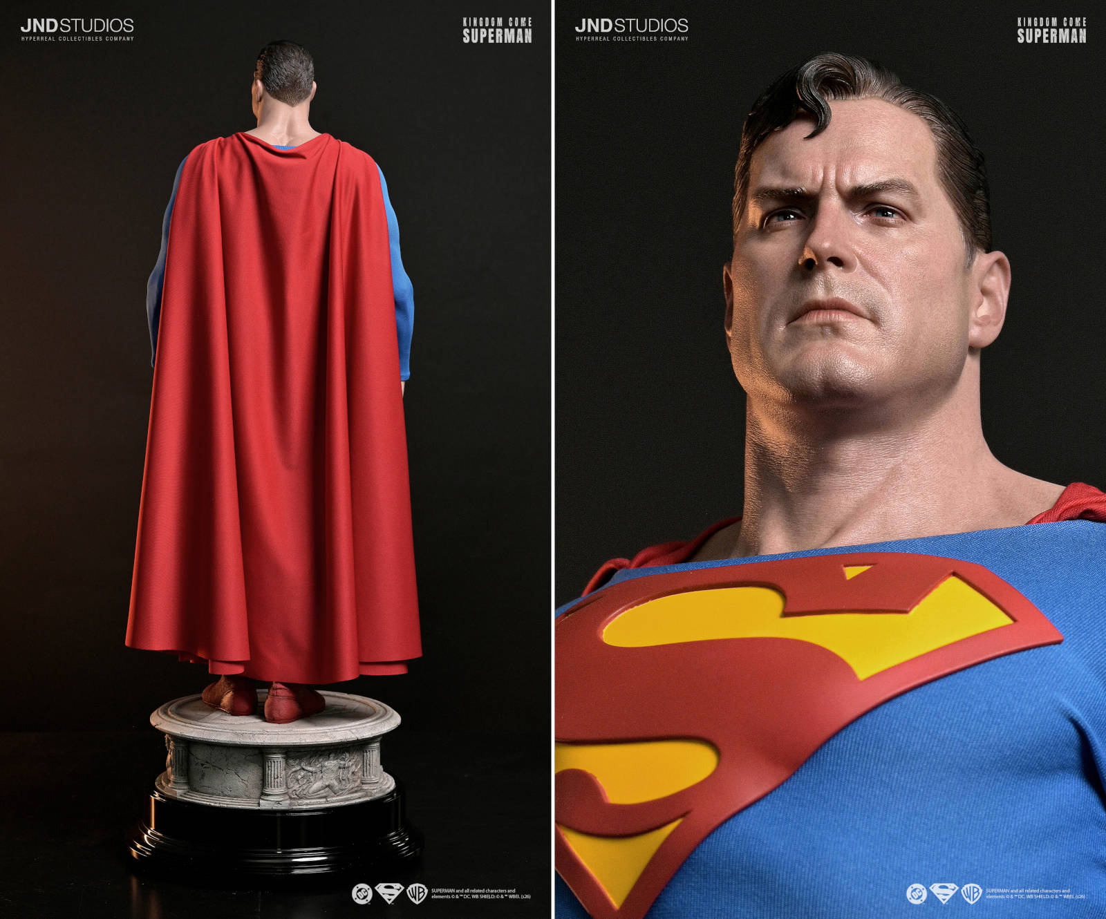 Kingdom Come Superman statue dynamic pose