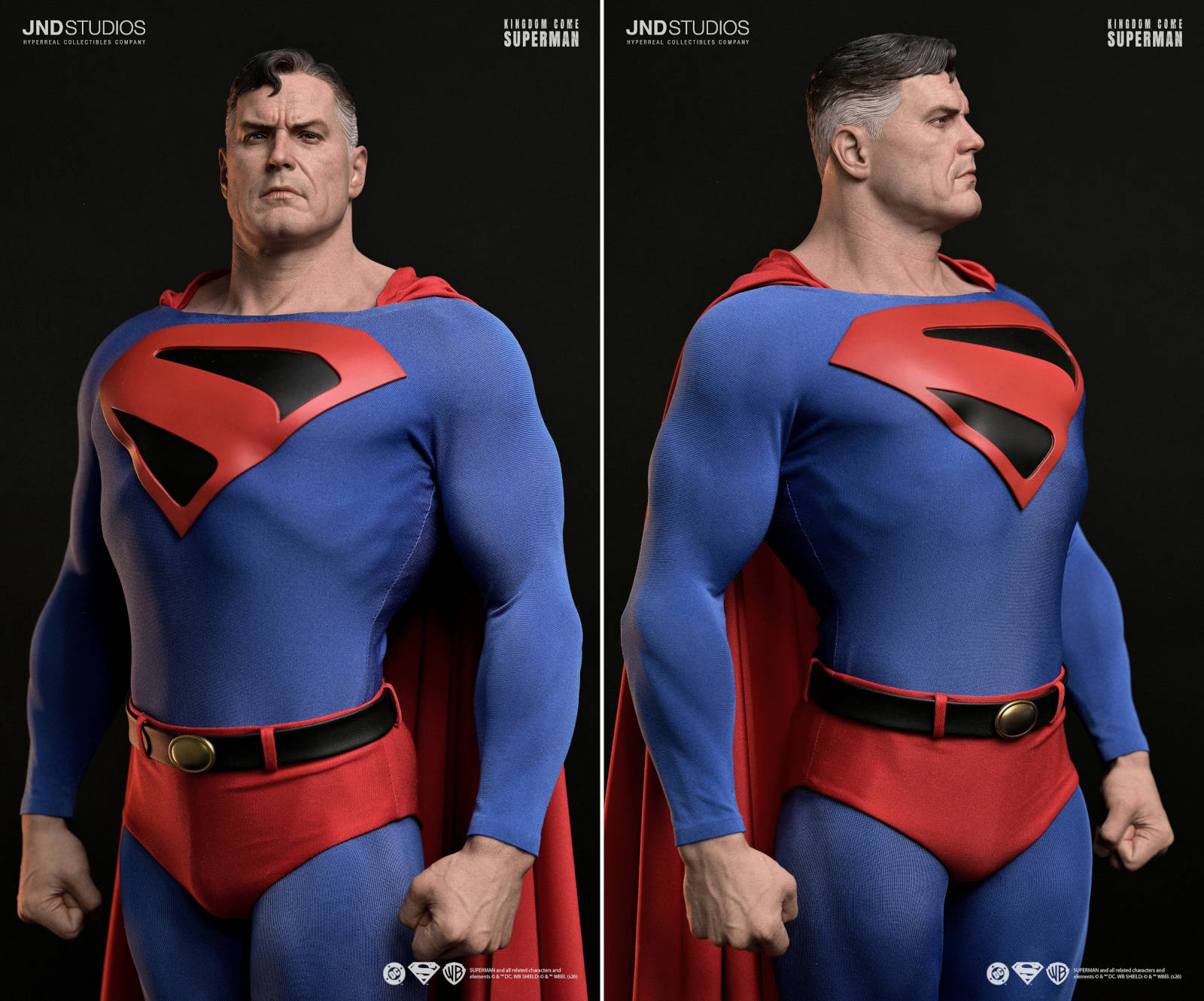 Kingdom Come Superman statue from another angle