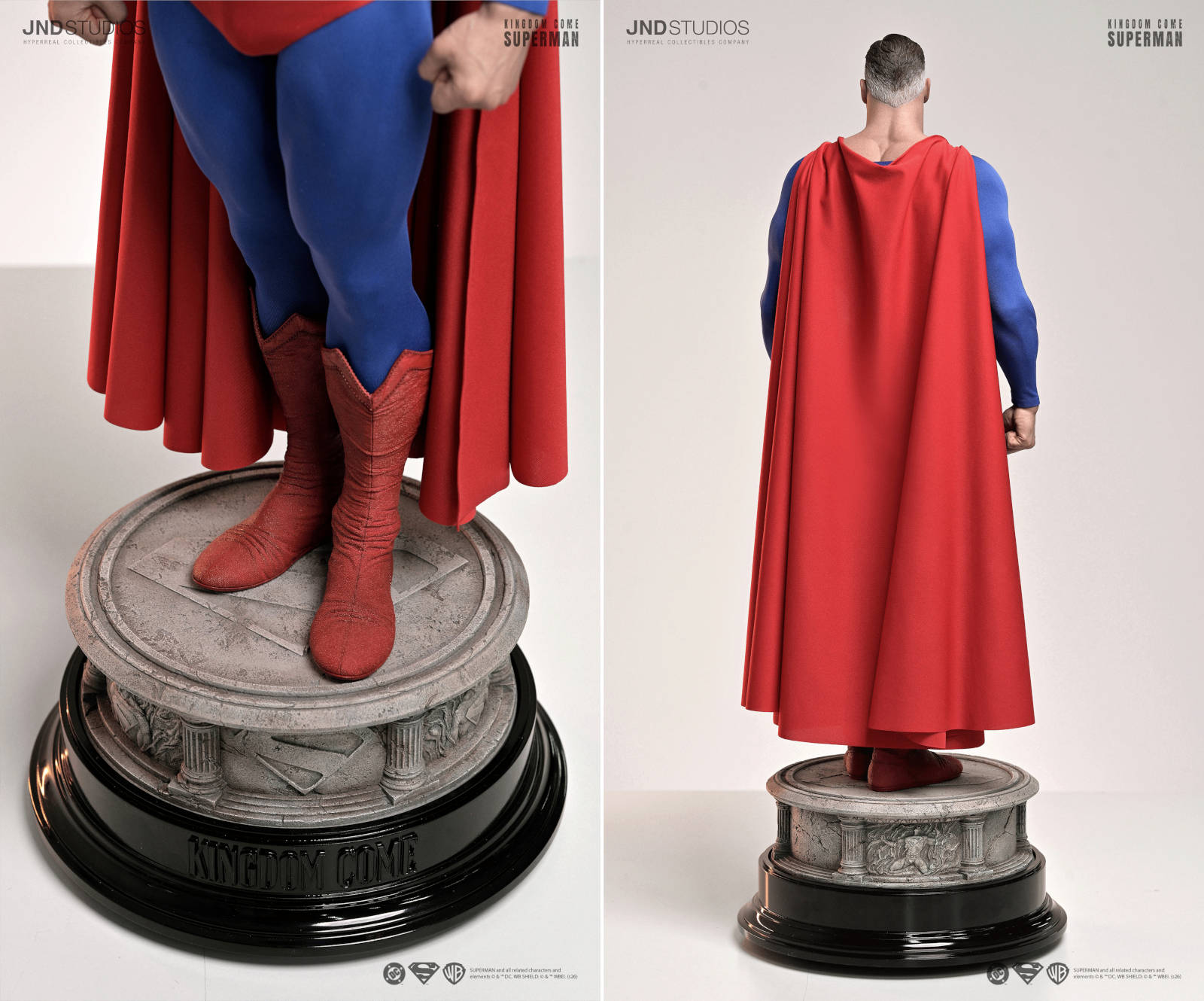 Kingdom Come Superman statue full view