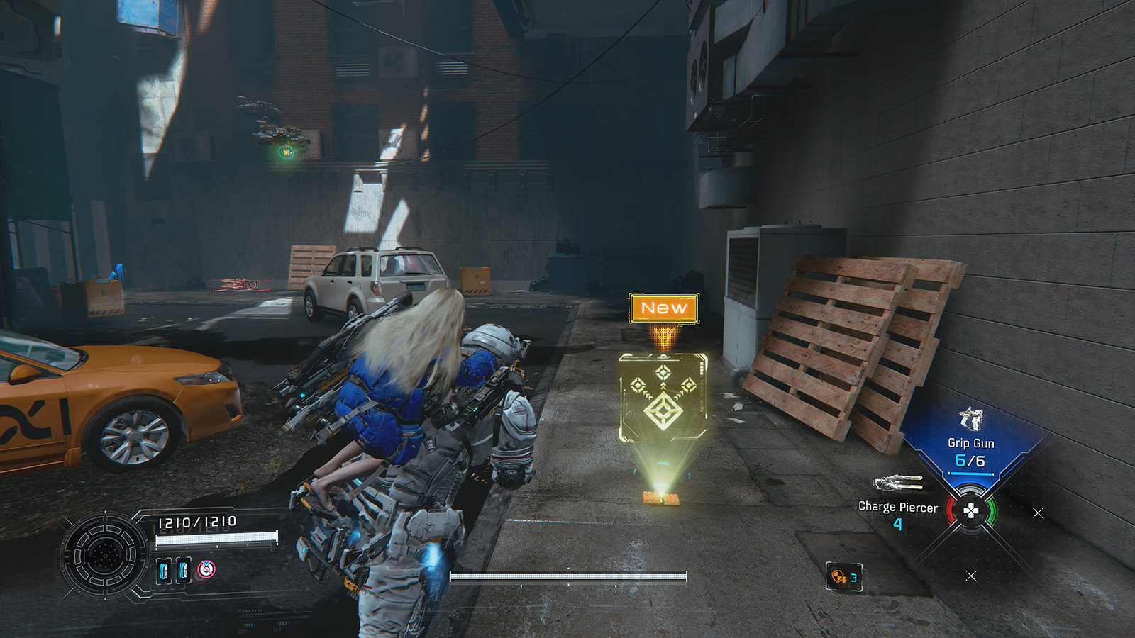 Игровой скриншот, демонстрирующий интерфейс взлома