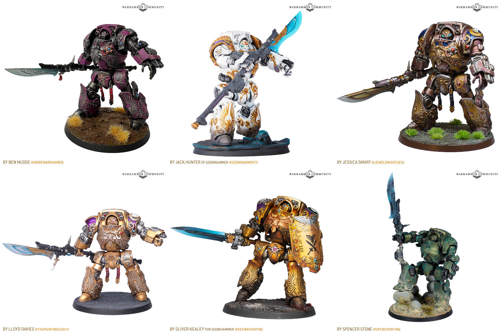 Close-up of painted Contemptor Dreadnought