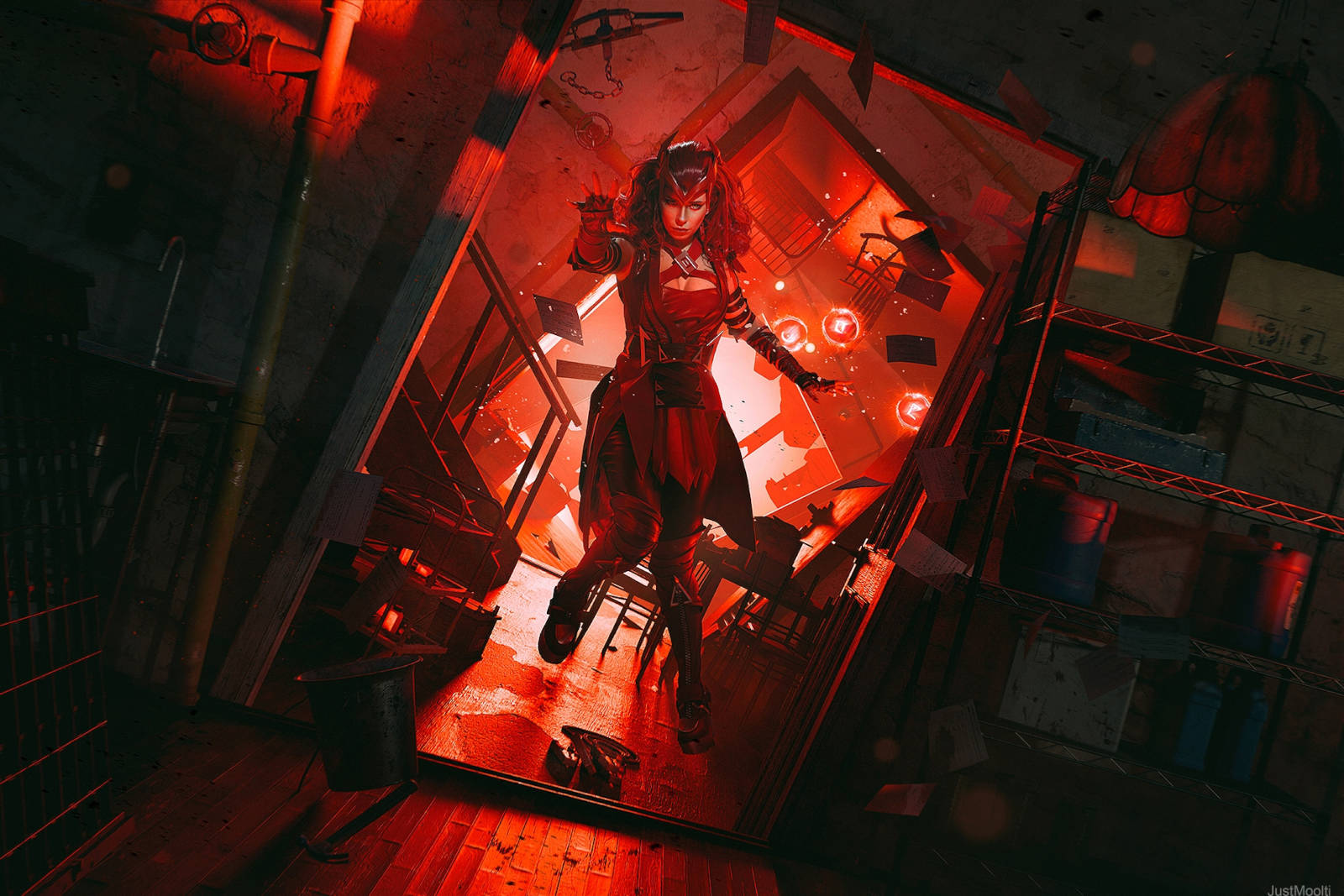 Wanda Maximoff Scarlet Witch cosplay