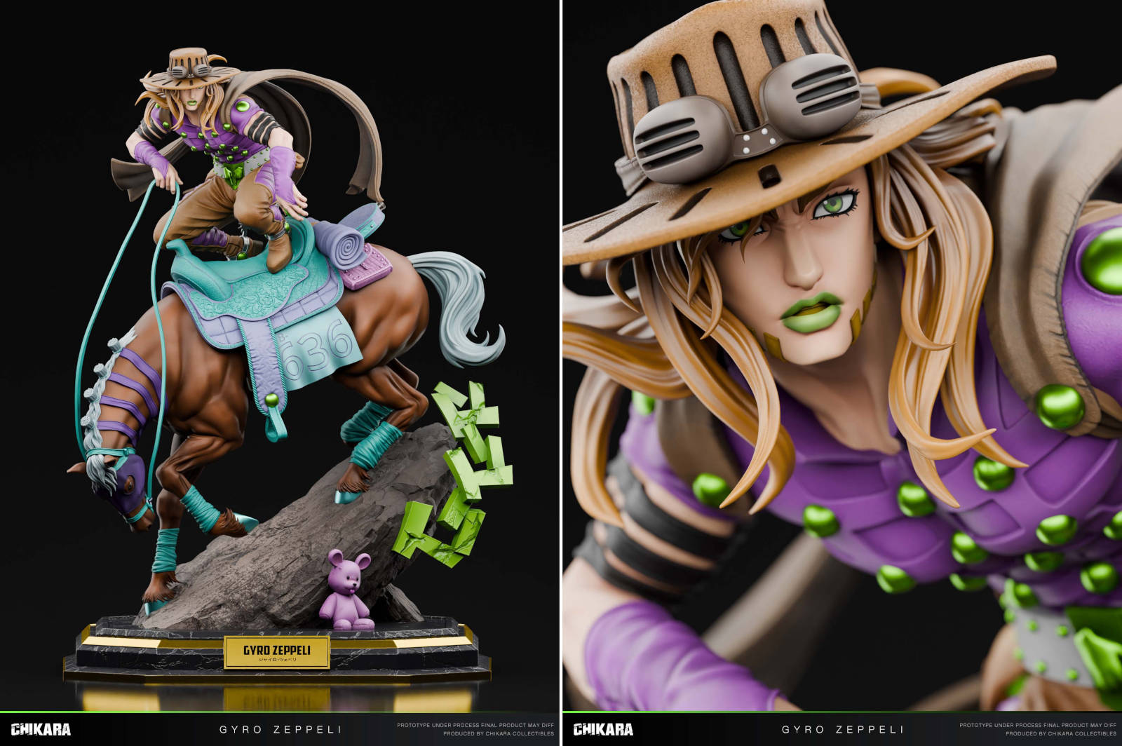 Джайро Цеппели статуя, другой ракурс