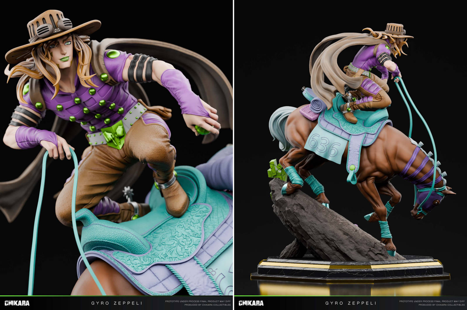 Джайро Цеппели фигурка, вид сбоку