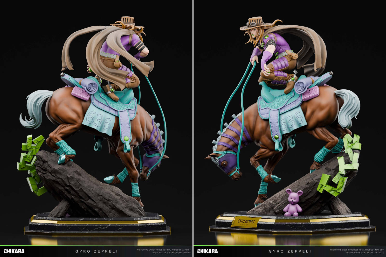 Статуя Джайро Цеппели крупным планом