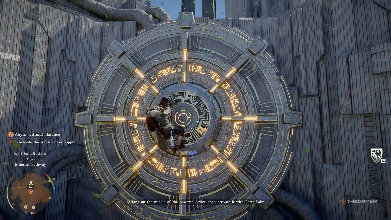 Crimson Desert puzzle showing the initial 